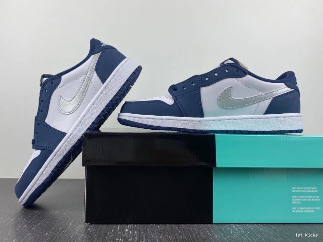 1st Kicks Shoes Navy Low SB CJ7891-400 1 Jordan Midnight 0722